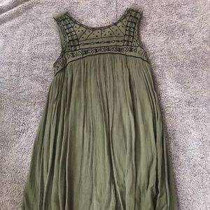 Army Green Shift Dress